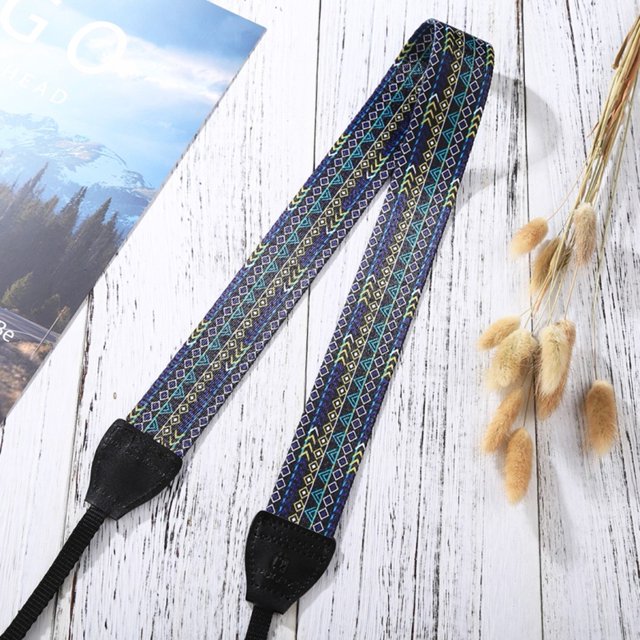 Correa de cuello de hombro multicolor estilo ético retro para SLR / Cámaras DSLR
