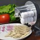 thumbnail image 5 of Máquina manual para hacer pasta de macarrones y espaguetis Máquina para hacer pasta estilo trenzado Máquina para hacer pasta Prensa manual para pasta de snacks Akmoler, 5 of 9