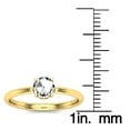 thumbnail image 5 of SuperJeweler 1/2 Carat Rose Cut Diamond Ring In 14 Karat Yellow Gold For Women, 5 of 6