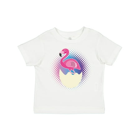 

Inktastic Easter for Girls Flamingo Egg Hatching Gift Toddler Toddler Girl T-Shirt