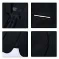 thumbnail image 7 of AZoiNM Women's Tailored Peplum Blazer One Button Stretch Polyester Work to Weekend, 7 of 7