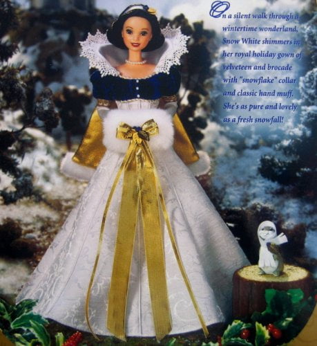 RARE 3rd in Series 1998 Holiday Princess Snow White Barbie Disney for sale online 