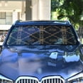 thumbnail image 7 of BZSMCE Foldable Car Windshield Sunshade Umbrella-Gilded Chain Tapestry Pattern, 7 of 7