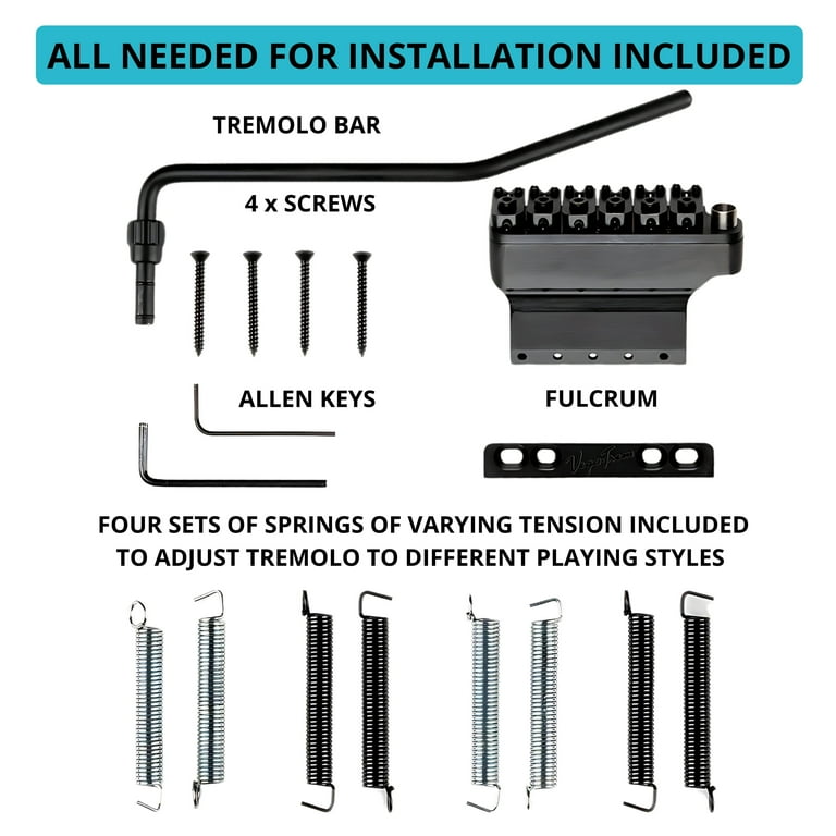 Vega-Trem VT1 Ultra Trem Standard Black for Guitars Vega-Trem VT1 Ultra Trem Standard Black for Guitars