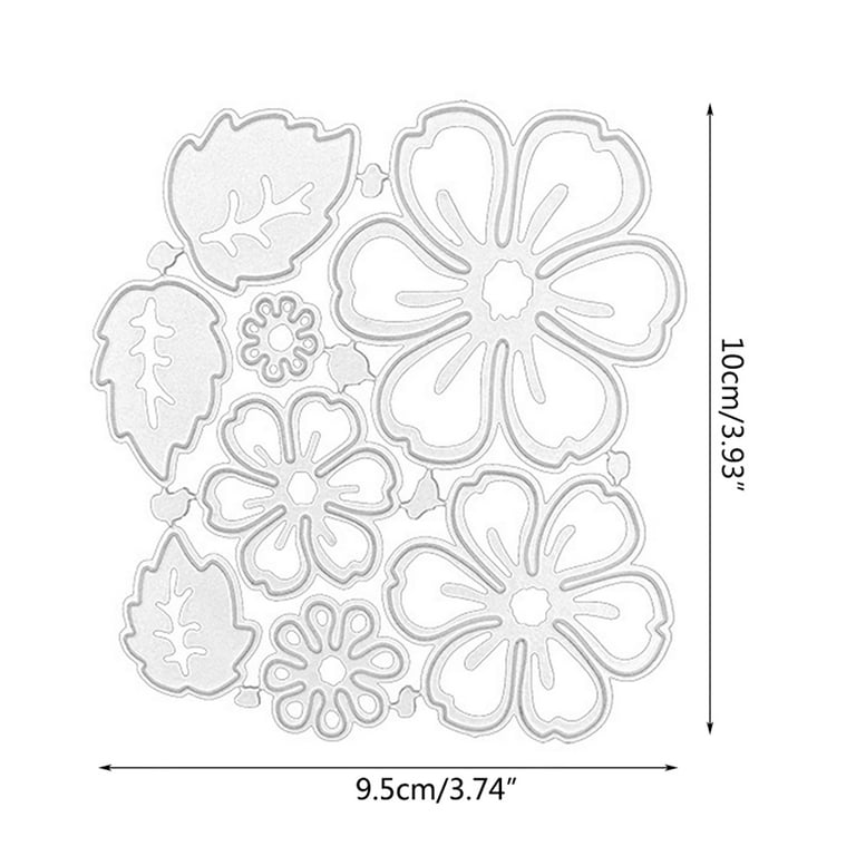  KSCRAFT Elegant Rosette Metal Cutting Dies Stencils