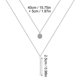 thumbnail image 4 of Collar largo con doble capa y cadena para clavícula, ideal para todas las ocasiones, 4 of 8