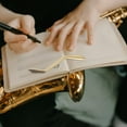 thumbnail image 1 of WEUVEB 2 x Brass Cork Pads Trombone Maintenance Parts Metal Golden For Students, 1 of 8