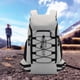 thumbnail image 3 of Mochila de senderismo resistente, impermeable, ligera, plegable, grande, para deportes Gris, 3 of 7