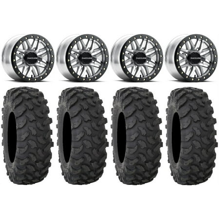 Raceline Ryno Bdlk 14 Mh Wheels 28 XTR370 Tires Kawasaki Mule Pro FXT Raceline Ryno Bdlk 14 Mh Wheels 28 XTR370 Tires Kawasaki Mule Pro FXT