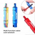 thumbnail image 2 of 1Pc Bicycle Schrader Valve Wrench Presta Valve Core Disassembly Tool Multifunction, 2 of 5