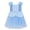 E# Blue Princess, variant on HWJAD 1 Piece Princess Dress for Toddler Girls Puff Short Sleeve Birthday Party Dresses for 2-7Y Kids Girl