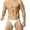 White, variant on Eashery Cotton Underwear For Men Briefs For Men Pack Men's Jockstrap Supporter Youth Breathable Cotton Underwear Yellow L