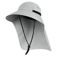 thumbnail image 2 of Lroveb Bucket Hats for Men Outdoor Sun Hat with Cap Wide Brim Fishing Neck Dad Hat, 2 of 9