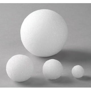 Floracraft 1.25in White Ball Styrofoam (12)