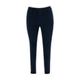 thumbnail image 2 of Pantalones de mujer a escala 1/6, leggings, pantalones de trabajo, pantalones ajustados casuales, hechos a mano para 12 Azul oscuro, 2 of 9