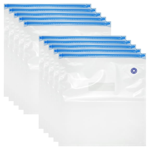 Uxcell Sous Vide Bags 1opcs, Reusable Zipper Food Vacuum Seal Bags With Air Valve Food Storage Bag 34cm x 30cm