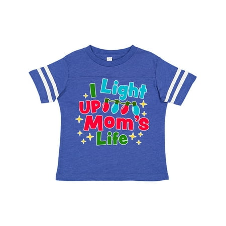 

Inktastic Christmas I Light up Moms Life with Lights Gift Toddler Boy or Toddler Girl T-Shirt