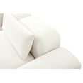 thumbnail image 4 of White Microfiber 2-Piece Living Room Sofa Set, 4 of 5