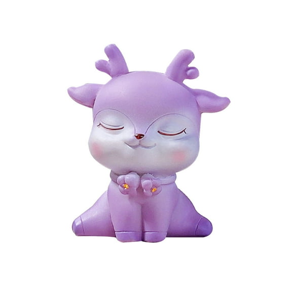 Agiferg Fawn Decoration Craft Resin Ornaments Car Living Room Study Office Desk Decoration
