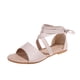 thumbnail image 2 of Chanclas de verano para mujer, sandalias de vendaje de color, zapatos de playa planos informales para mujer Wmkox8yii nm10788, 2 of 7