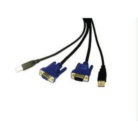 C2G 6ft USB 2.0 + SXGA KVM Cable - video / USB cable - 6 ft