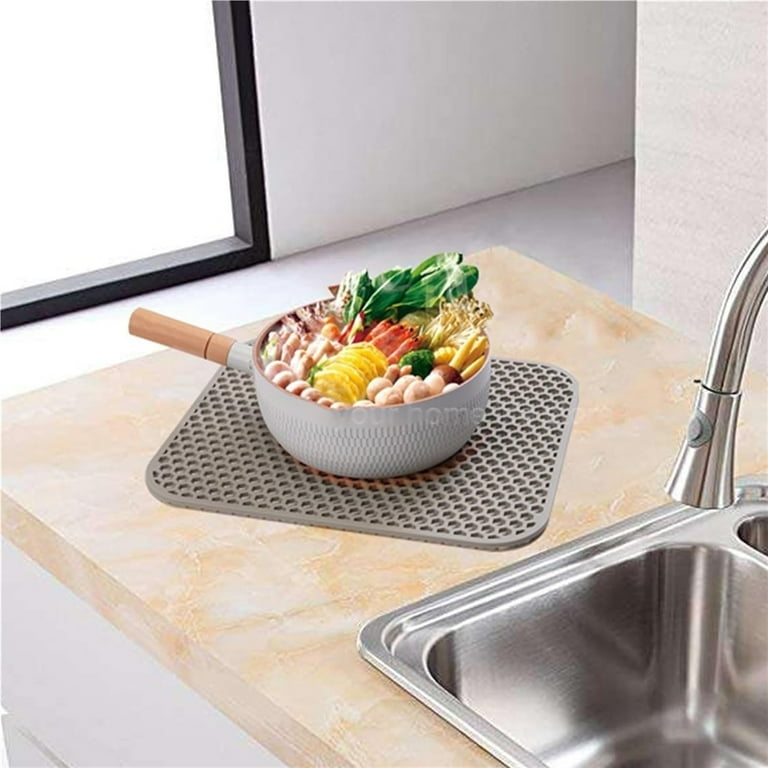 Kitchen Clearance ASXite Drying Mat for Kitchen Counter,Gray Sink