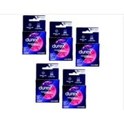 5 Pack Durex PerforMax Intense Climax Control Ultra-Fine 3 Condoms Each