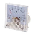 thumbnail image 2 of LOVIVER 2Pcs DC Ammeter Analog Panel Meter Amp Meter Current Panel Meter Gauge 50A(75mV), 2 of 8