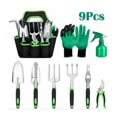 thumbnail image 2 of Herramientas de jardinería Kit de jardinería de 9 piezas Herramientas de jardinería con bolsa de almacenamiento, regadera, guantes de jardinería, 2 of 5