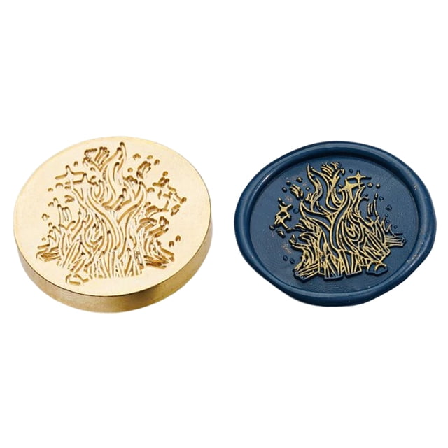 Spring Outing Series Stamp Head Exquisito Sello creativo Cabeza de cobre Tarjeta de boda Hugtrwg Para estrenar
