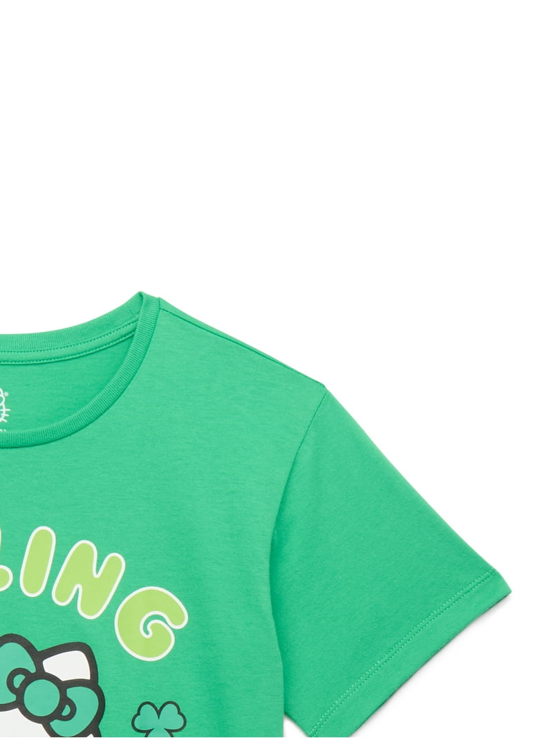 Hello Kitty Lucky Leprechaun - Camiseta Unisex De Manga Corta
