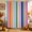 Pink, Sunwashed Yellow, variant on Colorful Farmhouse Stripes Shower Curtain, Waterproof Shower Curtains for Bathroom, Modern Abstract Art Striped Washable Fabric Bathtub Curtain Set Bath Decor with 12 Hooks Extra Long 72"x96"