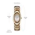 thumbnail image 2 of CRRJU Gorgeous 3ATM Daily Water Resistant Fashion Women Analog Dress Watch Elegant Bracelet Watch Simple Dial Wristwatch for Lady, 2 of 5