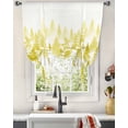 thumbnail image 3 of Yellow Forest Tie Up Curtains for Kitchen Bathroom Bedroom Windows 63 Inch Length, Modern Abstract Silhouette Art Balloon Drape Curtains Shade Rod Pocket Drapery Curtain Panel, 52"x63", 3 of 7