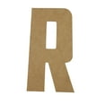 thumbnail image 1 of Wooden Letter Unfinished, American Captain Font, Craft Cutout, 1 of 3