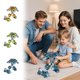 thumbnail image 1 of Lekihaqq Children'S Transformable Car Toy Truck Robot Mecha Vehicle Puzzle Boys Gifts Deformation Engineering Model Blue Green Yellow Plastic, 1 of 1