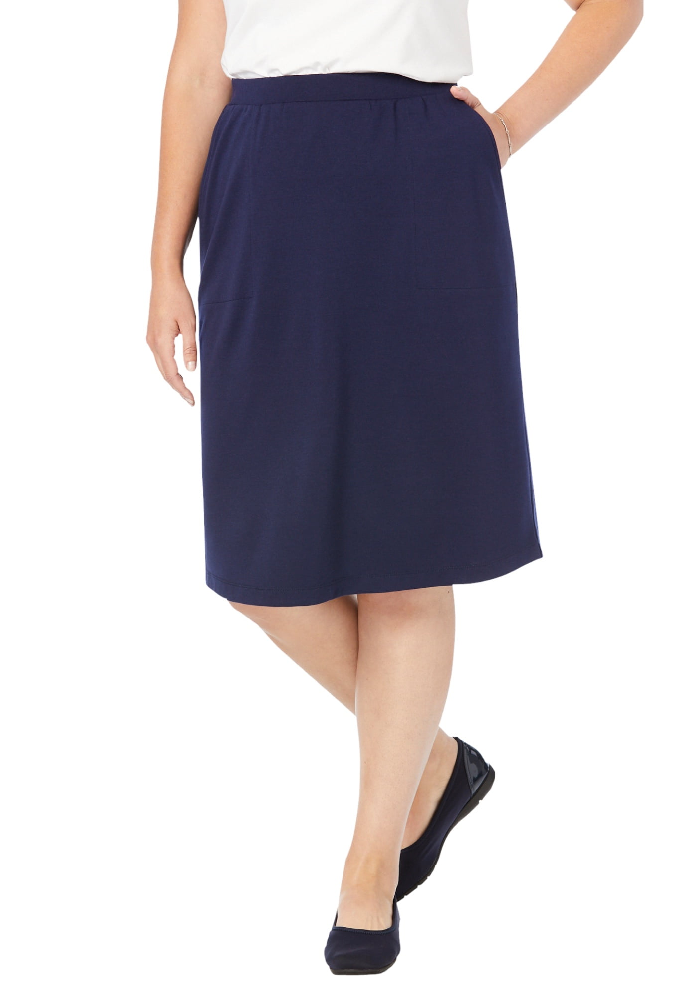 plus size skirts at walmart