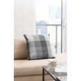 thumbnail image 2 of Fabstyles Herringbone Check Cushion Set of 2 with Poly-Insert Included, 2 of 2