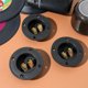 thumbnail image 5 of 5pcs DIY Home Car Stereo 2-Way Speaker Box Terminal Binding Post Conectores de copa de resorte redondo Enchufes de subwoofer (Negro), 5 of 6