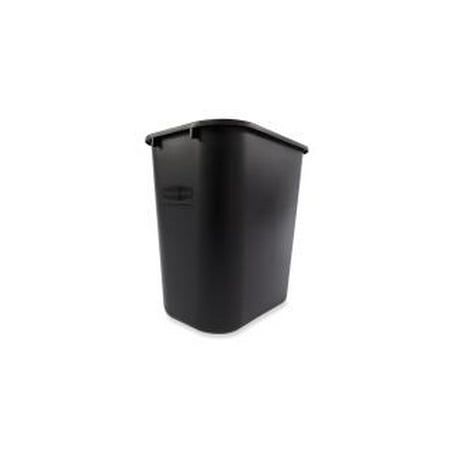Rubbermaid Commercial Products Fg295600bla Deskside Container 7 Gallon 28 Qt Black