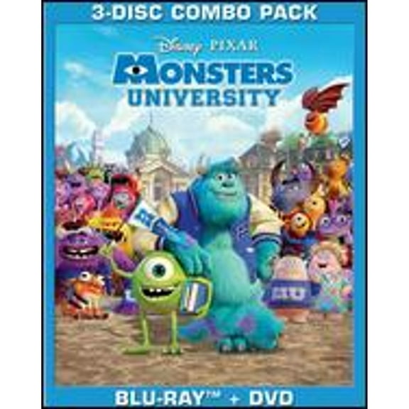 Pre-Owned Monsters University [3 Discs] [Blu-ray/DVD] (Blu-Ray 0786936831757) directed by Dan Scanlon