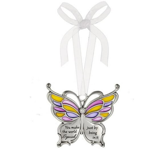 You Make The World Special Just By Being In It Butterfly Car Charm - By Ganz