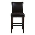 thumbnail image 3 of Milton Bonded Leather CTR Stool, Coffee Bean, 3 of 7
