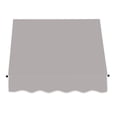 thumbnail image 2 of Awntech 4.375 ft Santa Fe Fixed Awning Acrylic Fabric, Gray, 2 of 2