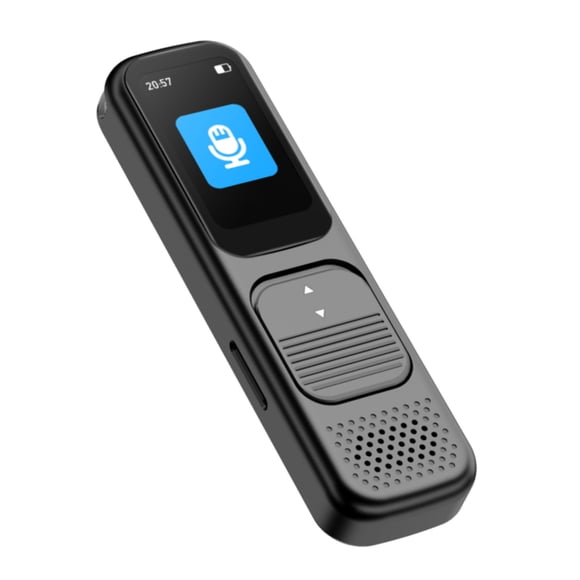 Digital Voice Recorder, Voice Activated Recorder Sensitive Mic 80H Recording for Lectures for Meetings Black,Green