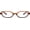 Brown, variant on Retro Small Oval Glasses for Women Men 90s Small Blue Light Eyeglasses Y2K Glasses