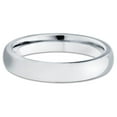 thumbnail image 5 of His and hers - 4mm & 8mm - Tungsten Wedding Band - Silver - Tungsten Wedding Ring Dome, 5 of 6
