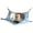 Blue, variant on Single-Layer Breathable Pet Hammock for Squirrels, Sugar Gliders, And Guinea Pigs, Perfect for Summer