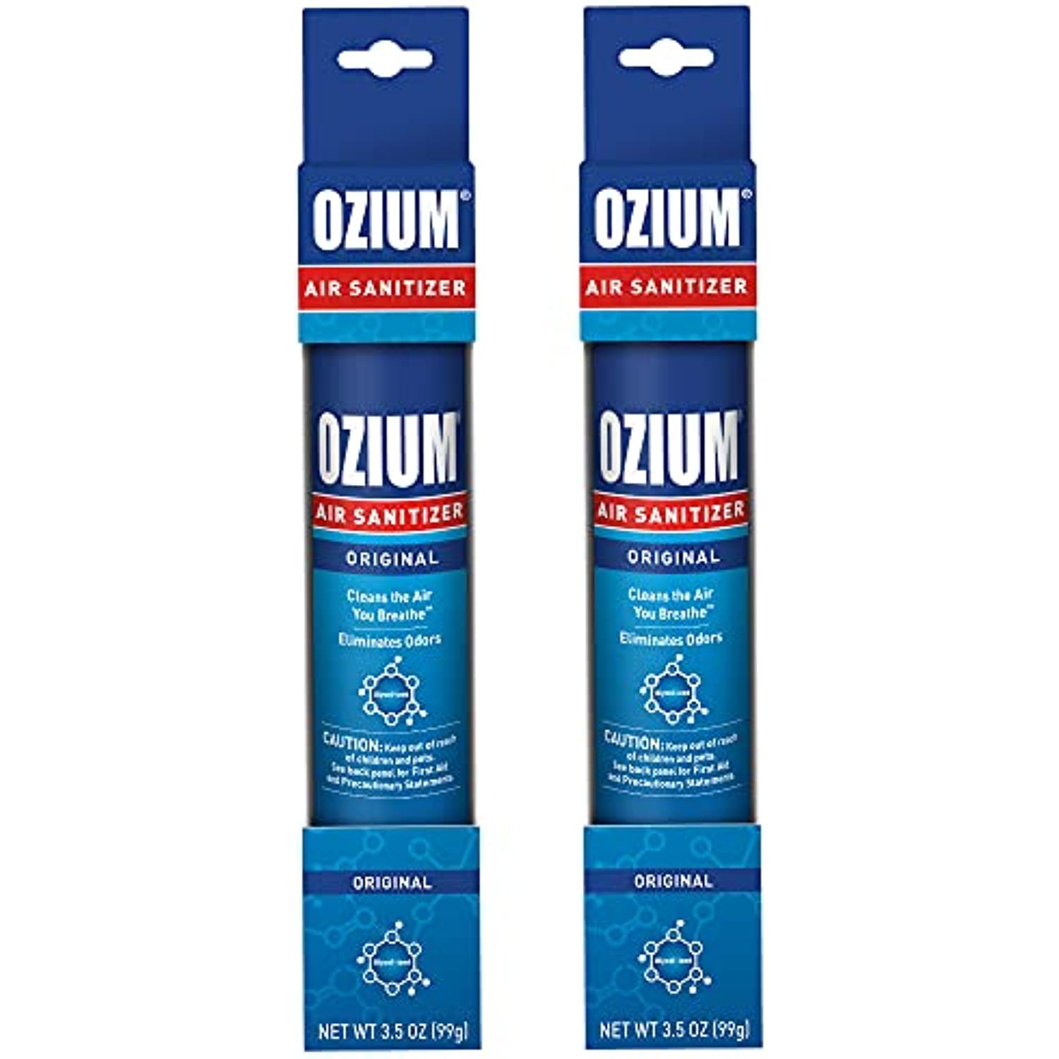 Ozium 3.5 Oz. Air Sanitizer & Odor Eliminator For Homes, Cars, Offices