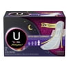U by Kotex All Nighter Extra Heavy Overnight Ultra Thin Pads, 12 count